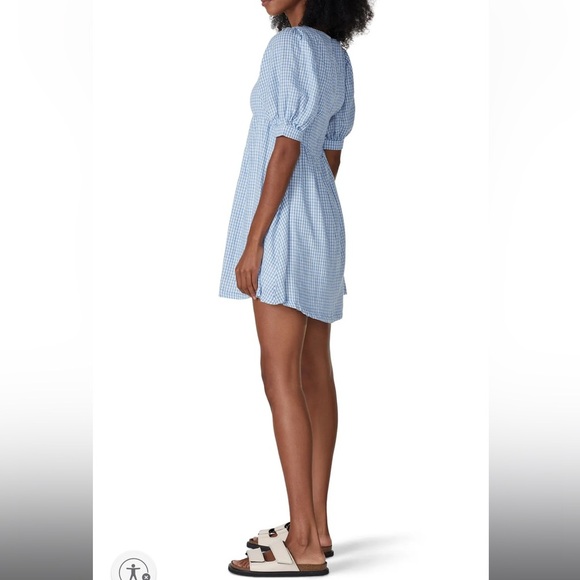 RTR NOW Blue Gingham Babydoll Dress - Picture 2 of 10